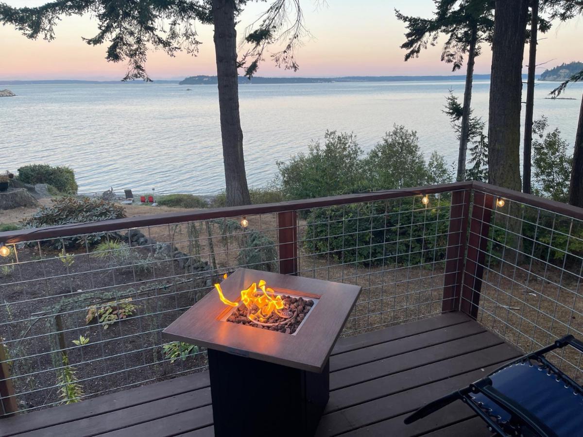 Puget Sound Chic Romantic Cottage With Private Beach Access & Gated Entry Port Ludlow Exterior foto